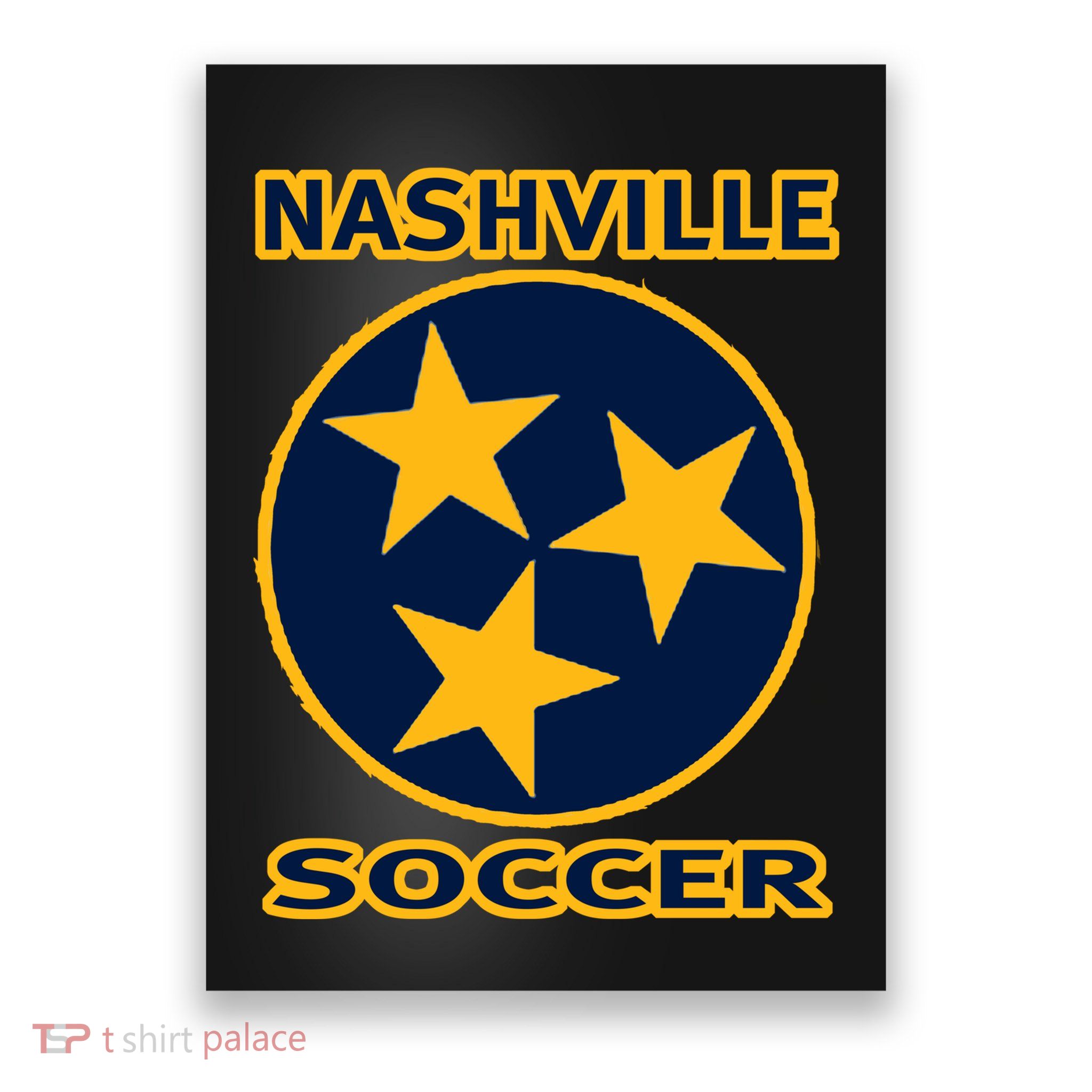 Nashville Soccer Tennessee TriStar Flag Hoodie Poster