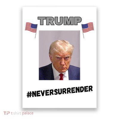 Never Surrender Trump Poster