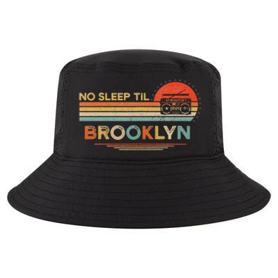 No Sleep Til Brooklyn Old School Portable Stereo Retro Cool Comfort Performance Bucket Hat