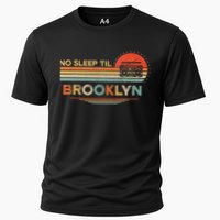 No Sleep Til Brooklyn Old School Portable Stereo Retro Cooling Performance Crew T-Shirt