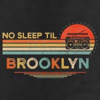 No Sleep Til Brooklyn Old School Portable Stereo Retro Trucker Hat