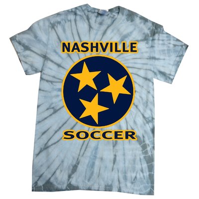 Nashville Soccer Tennessee Tristar Flag Hoodie Tie-Dye T-Shirt