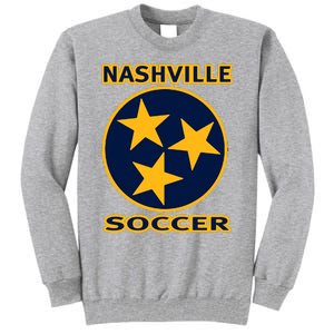 Nashville Soccer Tennessee Tristar Flag Hoodie Tall Sweatshirt