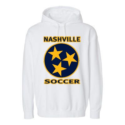 Nashville Soccer Tennessee Tristar Flag Hoodie Garment-Dyed Fleece Hoodie