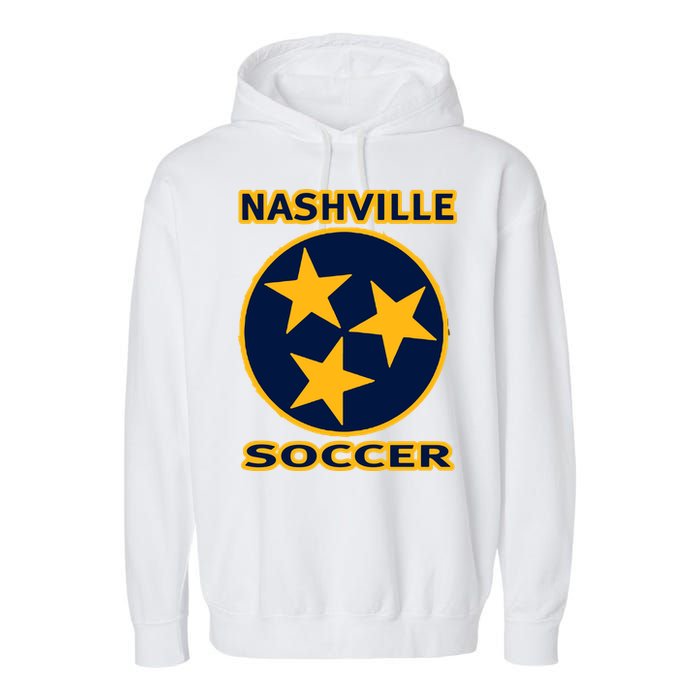 Nashville Soccer Tennessee Tristar Flag Hoodie Garment-Dyed Fleece Hoodie