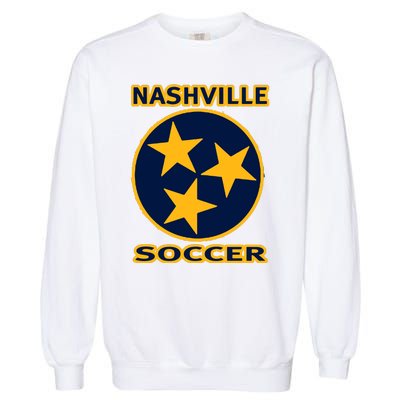 Nashville Soccer Tennessee Tristar Flag Hoodie Garment-Dyed Sweatshirt