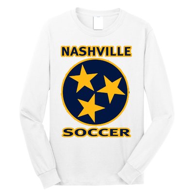 Nashville Soccer Tennessee Tristar Flag Hoodie Long Sleeve Shirt