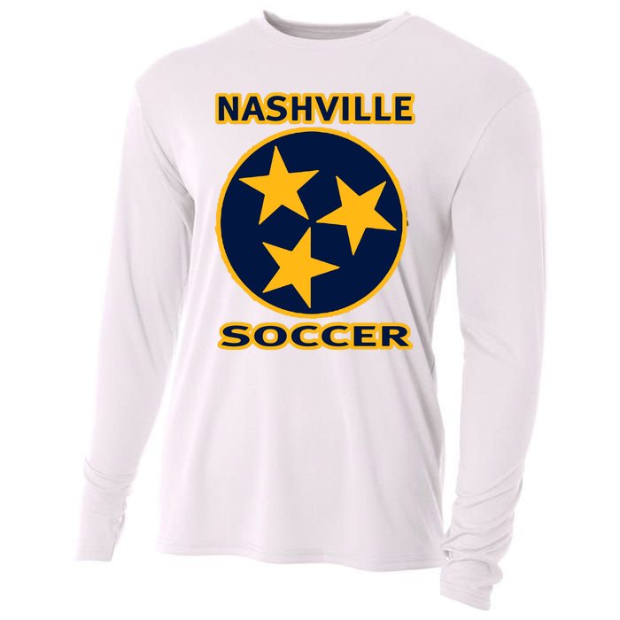 Nashville Soccer Tennessee Tristar Flag Hoodie Cooling Performance Long Sleeve Crew