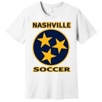 Nashville Soccer Tennessee Tristar Flag Hoodie Premium T-Shirt