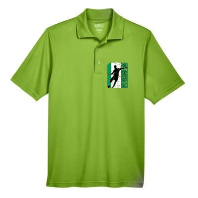 Nigeria Soccer Team Nigerian Flag Jersey Football Fans Men's Origin Performance Piqué Polo