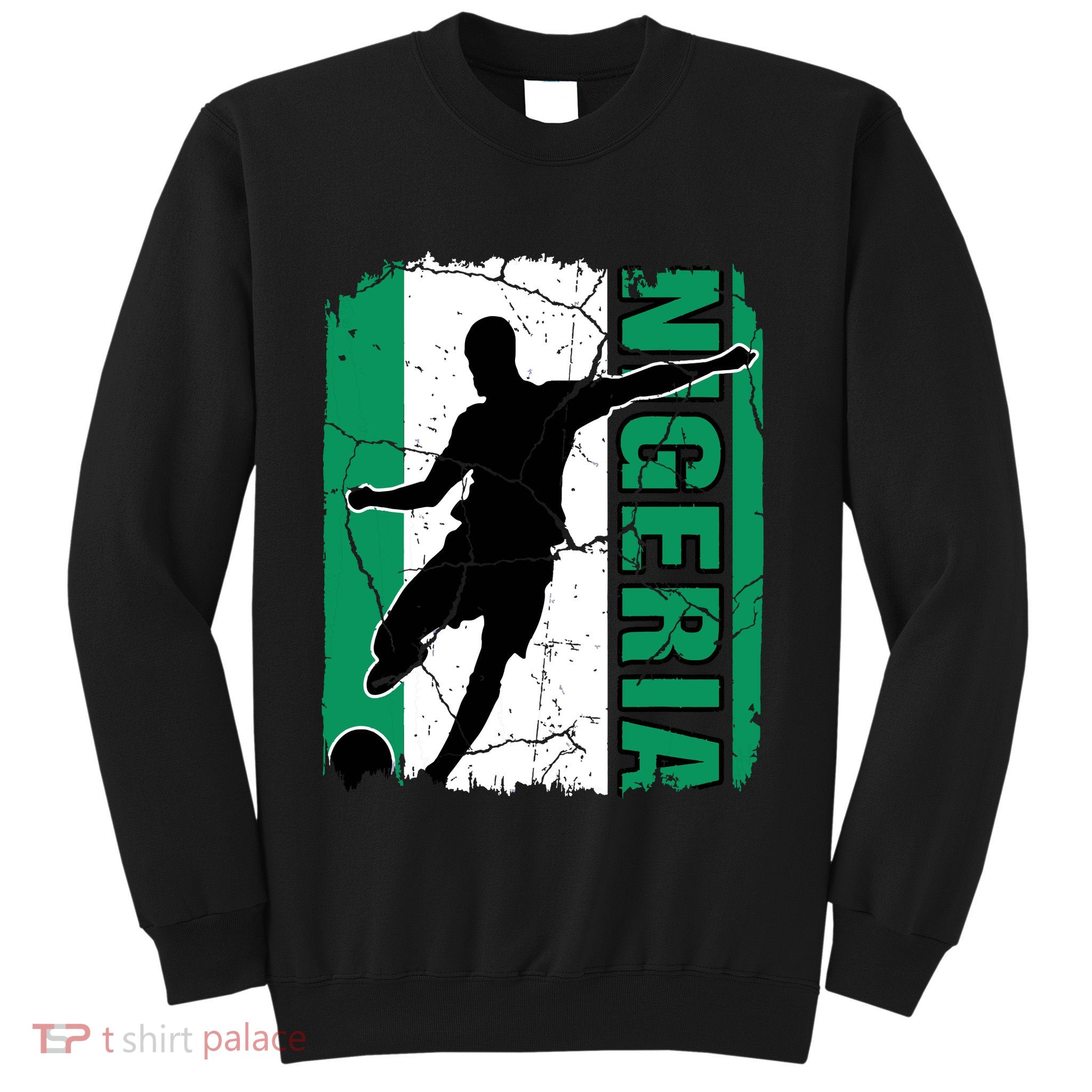 Nigeria Soccer Team Nigerian Flag Jersey Football Fans Sweatshirt