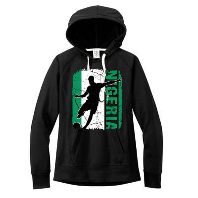 Nigeria Soccer Team Nigerian Flag Jersey Football Fans Women's Fleece Hoodie