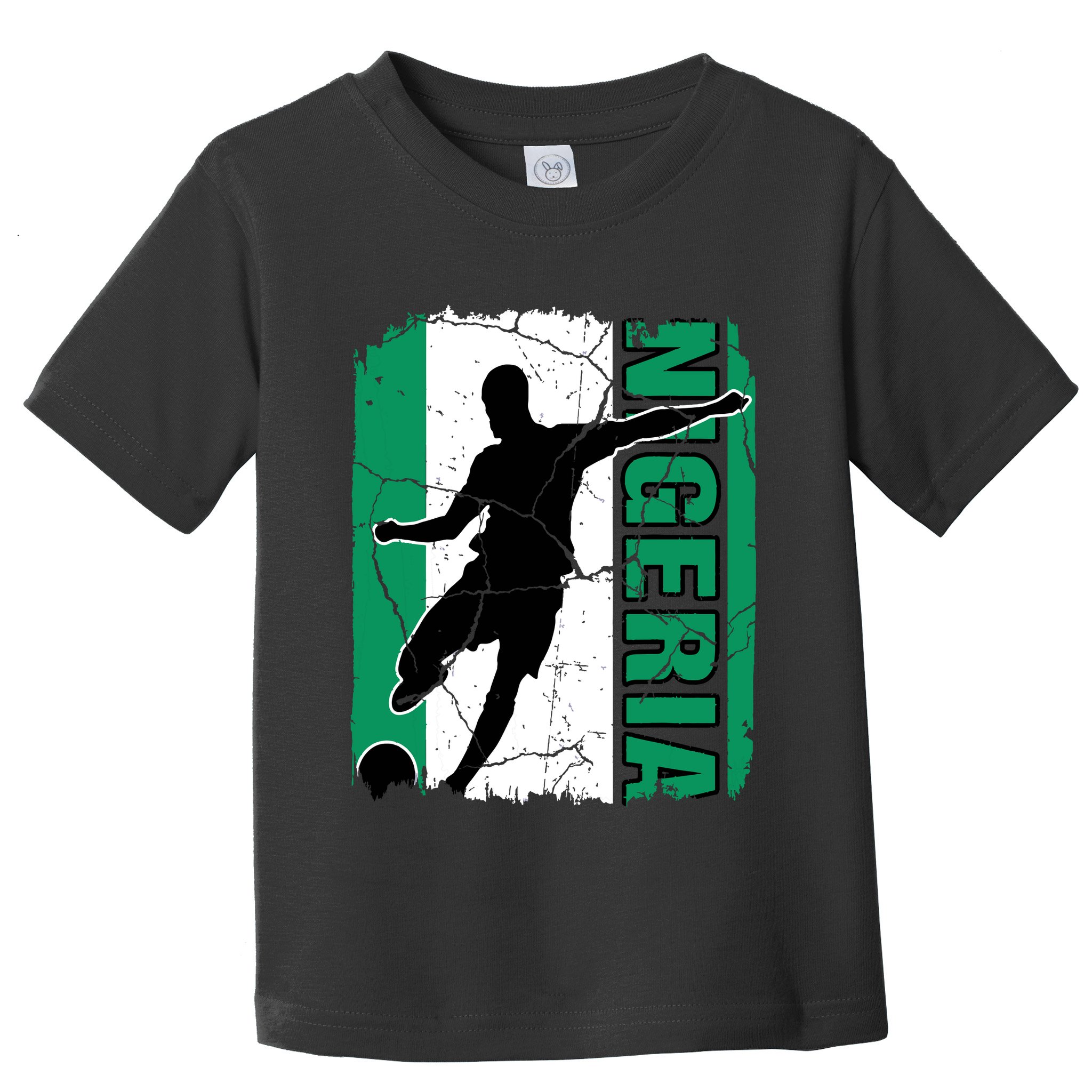 Nigeria Soccer Team Nigerian Flag Jersey Football Fans Toddler T-Shirt