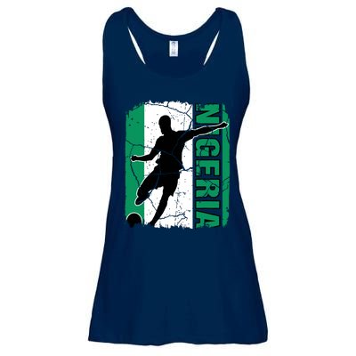 Nigeria Soccer Team Nigerian Flag Jersey Football Fans Ladies Essential Flowy Tank