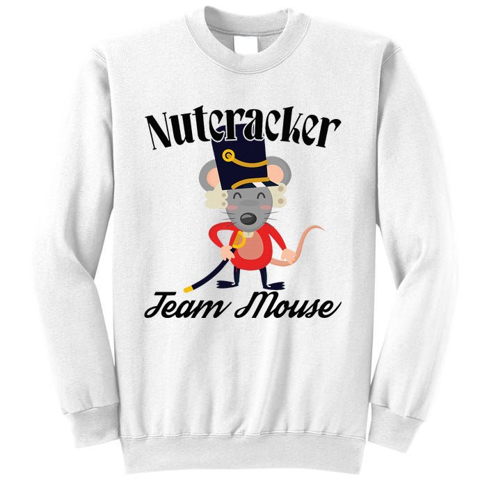 Nutcracker Soldier Toy Christmas Dance Team Mouse Sweatshirt