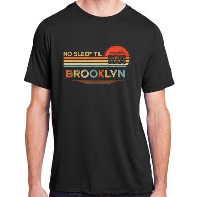 No Sleep Til Brooklyn Old School Portable Stereo Retro Adult ChromaSoft Performance T-Shirt