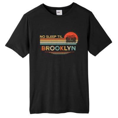 No Sleep Til Brooklyn Old School Portable Stereo Retro Tall Fusion ChromaSoft Performance T-Shirt