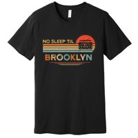 No Sleep Til Brooklyn Old School Portable Stereo Retro Premium T-Shirt