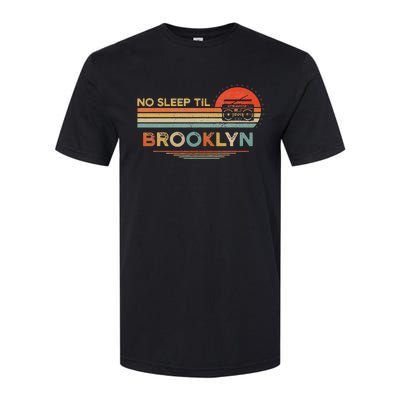 No Sleep Til Brooklyn Old School Portable Stereo Retro Softstyle CVC T-Shirt