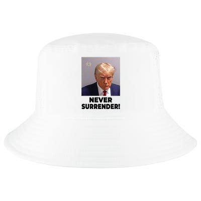 Never Surrender Trump Mugshot 47 2024 President Cool Comfort Performance Bucket Hat