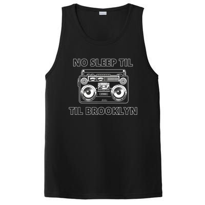 No Sleep Til Brooklyn Old School Boombox PosiCharge Competitor Tank