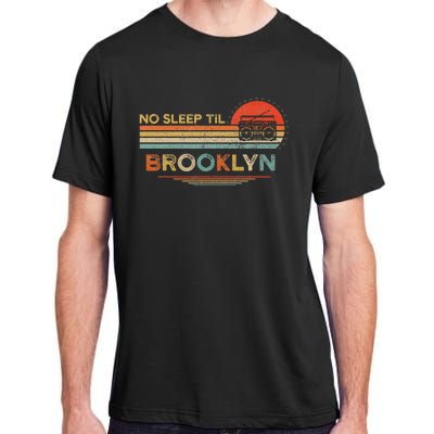 No Sleep Til Brooklyn Old School Portable Stereo Retro Adult ChromaSoft Performance T-Shirt