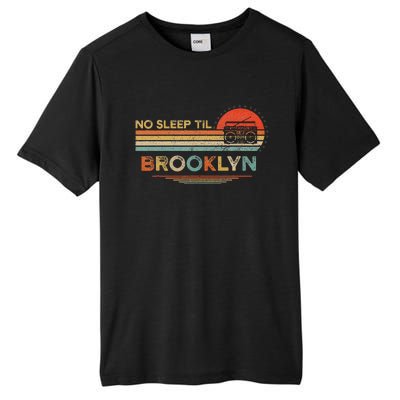 No Sleep Til Brooklyn Old School Portable Stereo Retro Tall Fusion ChromaSoft Performance T-Shirt