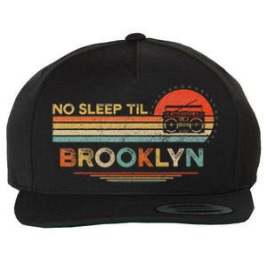 No Sleep Til Brooklyn Old School Portable Stereo Retro Wool Snapback Cap