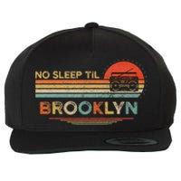 No Sleep Til Brooklyn Old School Portable Stereo Retro Wool Snapback Cap