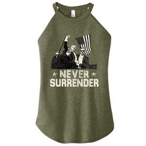 Never Surrender Trump 2024 Women's Perfect Tri Rocker Tank