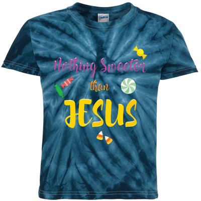 Nothing Sweeter Than Jesus Christian Halloween Kids Tie-Dye T-Shirt