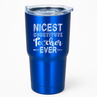 Nicest Substitute Teacher Ever Teacher Appreciation Great Gift Tumbler