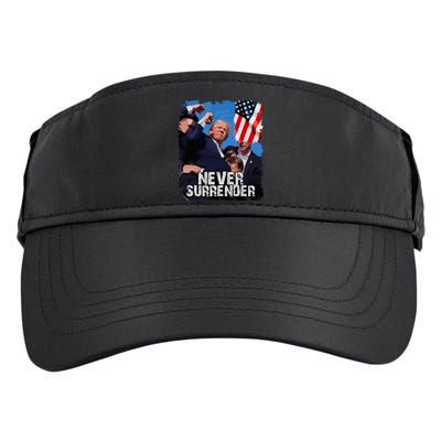 Never Surrender Trump Rushed Offstage With Blood Shooting Adult Drive Performance Visor