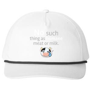 No Such Thing As Hue Meat Or Milk Crying Cow Cool Gift Snapback Five-Panel Rope Hat