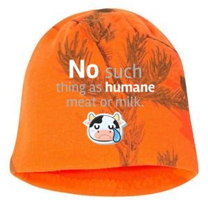 No Such Thing As Hue Meat Or Milk Crying Cow Cool Gift Kati - Camo Knit Beanie