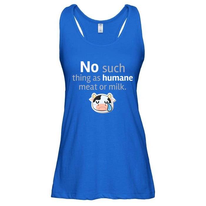 No Such Thing As Hue Meat Or Milk Crying Cow Cool Gift Ladies Essential Flowy Tank