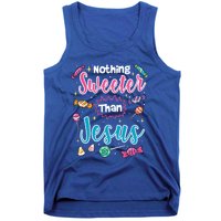 Nothing Sweeter Than Jesus Christian Faith Candy Meaningful Gift Tank Top