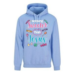 Nothing Sweeter Than Jesus Christian Faith Candy Meaningful Gift Unisex Surf Hoodie