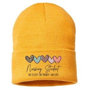 Nursing Student The Struggle for Success Sustainable Knit Beanie