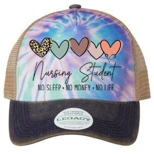 Nursing Student The Struggle for Success Legacy Tie Dye Trucker Hat