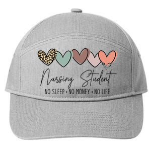 Nursing Student The Struggle for Success 7-Panel Snapback Hat