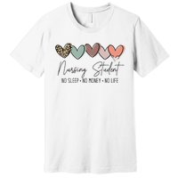 Nursing Student The Struggle for Success Premium T-Shirt