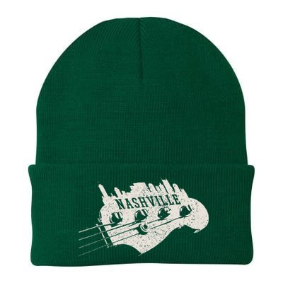 Nashville Skyline Tennessee Country Music City Vintage Knit Cap Winter Beanie