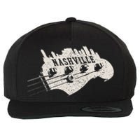 Nashville Skyline Tennessee Country Music City Vintage Wool Snapback Cap