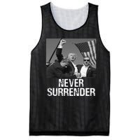 Never Surrender Trump Statement Shooting Pray For Trump Mesh Reversible Basketball Jersey Tank