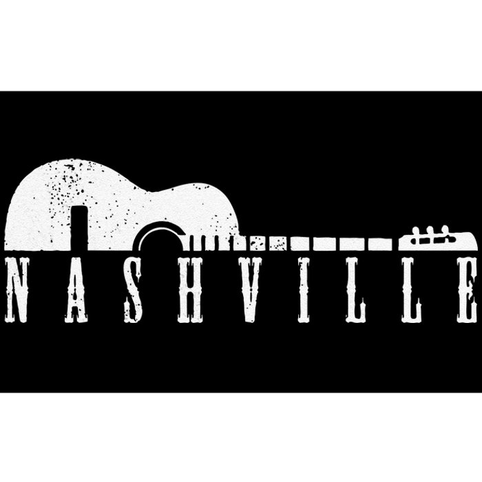 Nashville Skyline Tennessee Country Music Guitar Player Bumper Sticker