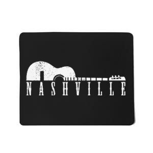 Nashville Skyline Tennessee Country Music Guitar Player Mousepad