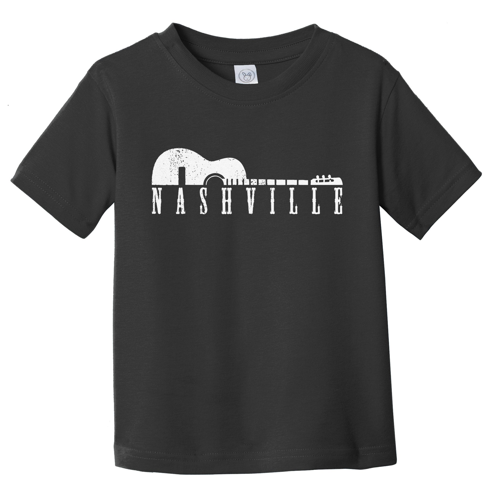 Nashville Skyline Tennessee Country Music Guitar Player Toddler T-Shirt