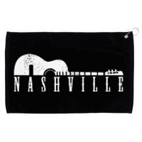 Nashville Skyline Tennessee Country Music Guitar Player Grommeted Golf Towel