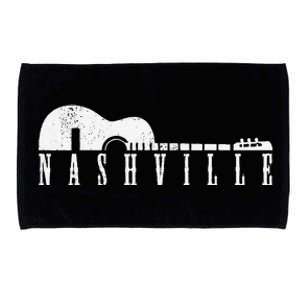 Nashville Skyline Tennessee Country Music Guitar Player Microfiber Hand Towel